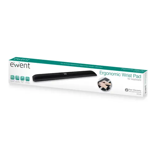 EW3180 descansa muñecas Poliéster, Caucho Negro - Imagen 5