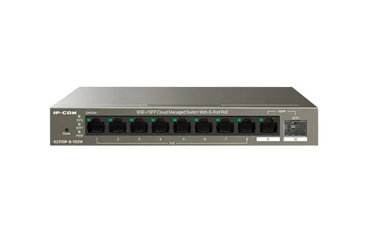 G2210P-8-102W switch Gestionado Gigabit Ethernet (10/100/1000) Energía sobre Ethernet (PoE)