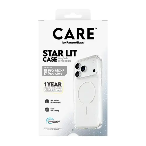 CARE by ® Urban Explorer Case Star Lit w. MagSafe iPhone 18 Pro Max | 17 Pro Max funda para teléfono móvil Transparente - Imagen 3
