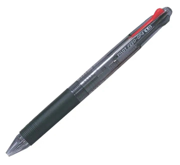 BOLIGRAFO PILOT BEGREEN FEED GP4 4COLORES NEGRO