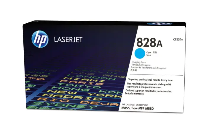 Tambor de imágenes LaserJet 828A cian