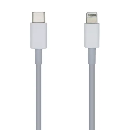 Cable USB 2.0 USB-C A Lightning PD 2A, Lightning/M-USB-C/M, Blanco, 2.0m - Imagen 1
