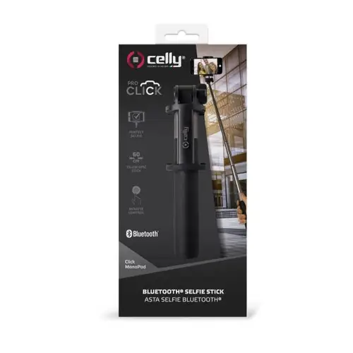 Click Monopod palo para autofotos Smartphone Negro - Imagen 5