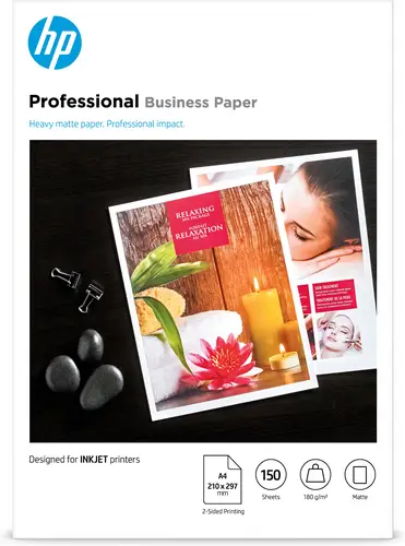 Papel profesional mate FSC para impresora de inyección de tinta de 180 gsm: 150 hojas/A4/210 x 297 mm - Imagen 1