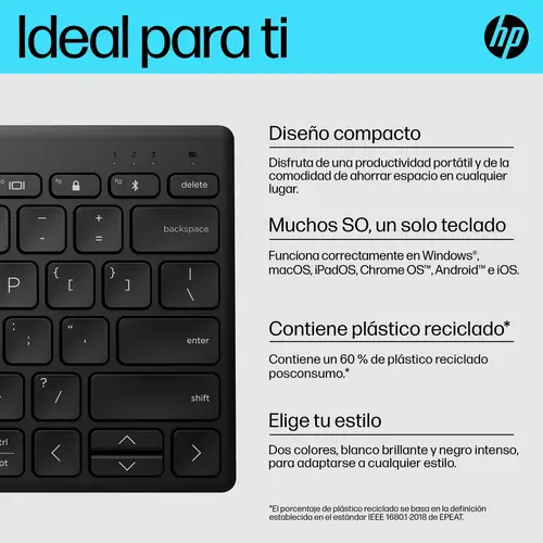 Teclado multidispositivo compacto 350 con Bluetooth - Imagen 3