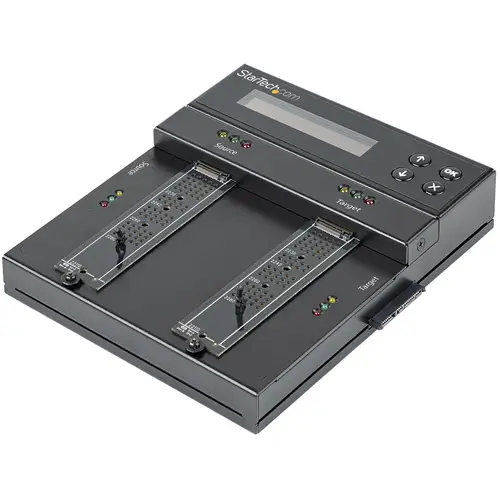 Clonador y Borrador Autónomo de Unidades de Almacenamiento SATA M.2 - NVMe M.2 - Duplicador Copiador Externo Offline de Unidades HDD SSD M.2 PCIe AHCI/NVMe, SATA M.2 - 2,5/3,5 TAA - Imagen 1