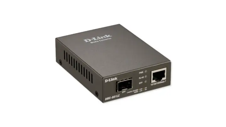 DMC-G01LC convertidor de medio 1000 Mbit/s Gris