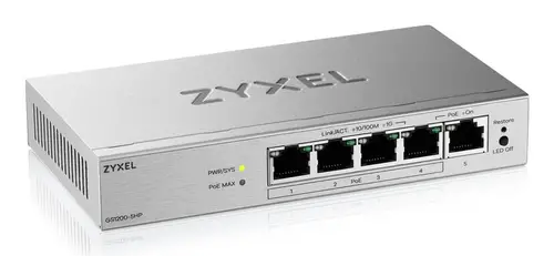 GS1200-5HPV3 Gestionado L2 Gigabit Ethernet (10/100/1000) Energía sobre Ethernet (PoE) Escritorio Gris - Imagen 2
