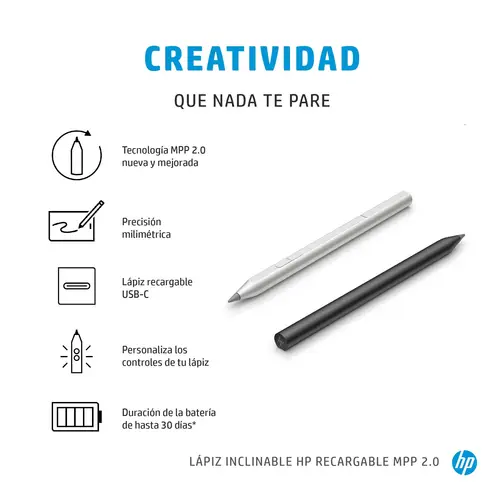 Lápiz inclinable recargable MPP 2.0 (negro) - Imagen 4