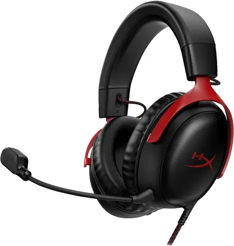 Cloud III - Auriculares gaming (negro-rojo) - Imagen 1