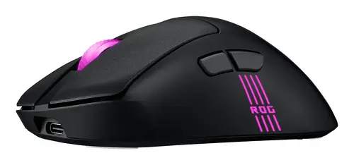 ROG Keris II Origin BLK ratón Juego mano derecha RF Wireless + Bluetooth + USB Type-A Óptico 42000 DPI - Imagen 9