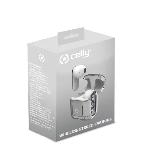 SHEER Auriculares True Wireless Stereo (TWS) Dentro de oído Llamadas/Música Transparente, Blanco - Imagen 3