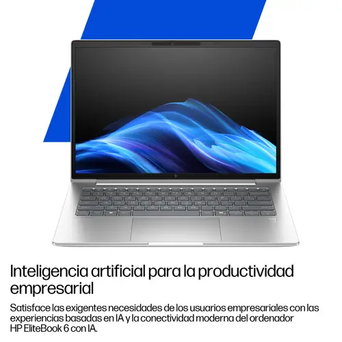EliteBook 6 G1i Intel Core Ultra 5 225U Portátil 40,6 cm (16") WUXGA 16 GB DDR5-SDRAM 512 GB SSD Wi-Fi 7 (802.11be) Windows 11 Pro AI PC Plata - Imagen 6