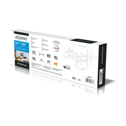 WT70TSLE-027 soporte para TV 177,8 cm (70") Negro - Imagen 9