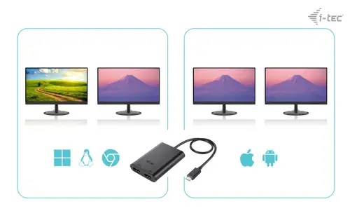 USB-C Dual 4K/60Hz (single 8K/30Hz) HDMI Video Adapter - Imagen 5