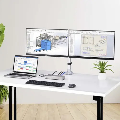 Docking Station USB4 - USB-C de 40Gbps - Vídeo Doble HDMI - Hasta 2x 4K 60Hz 4:4:4 (RGB) o 2x 4K 120Hz 4:2:2 - con Hub Ladrón 6x USB - 2,5GbE - PD 100W - Docking Station USB Tipo C - Imagen 7