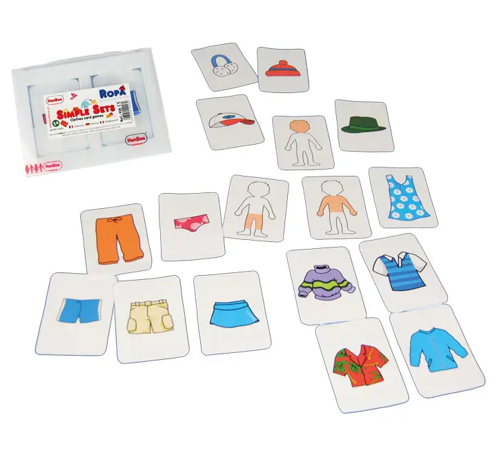 SET 24 TARJ. FAMILIA+ROPA+CUERPO HENBEA 928