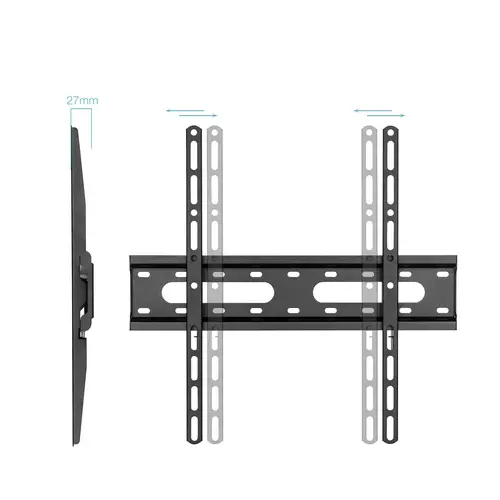 Soporte Fijo de pared para pantallas 32"- 70", Negro - Imagen 2