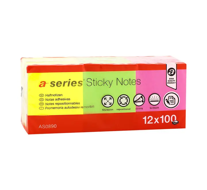 PACK 12 BLOC A-SERIES 100H 50X40 BRILLIANT AS0890