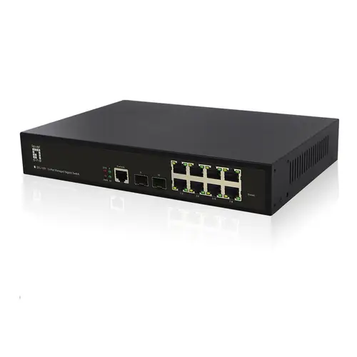 GEL-1061 switch Gestionado L2 Gigabit Ethernet (10/100/1000) Negro - Imagen 4