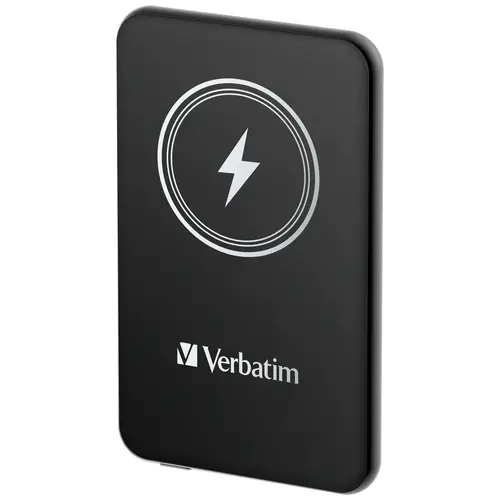 Charge 'n' Go Polímero de litio 5000 mAh Cargador inalámbrico Negro - Imagen 1