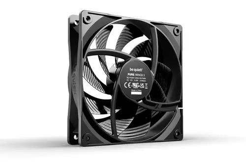 Pure Wings 3 120mm PWM high-speed Carcasa del ordenador Ventilador 12 cm Negro 1 pieza(s) - Imagen 2