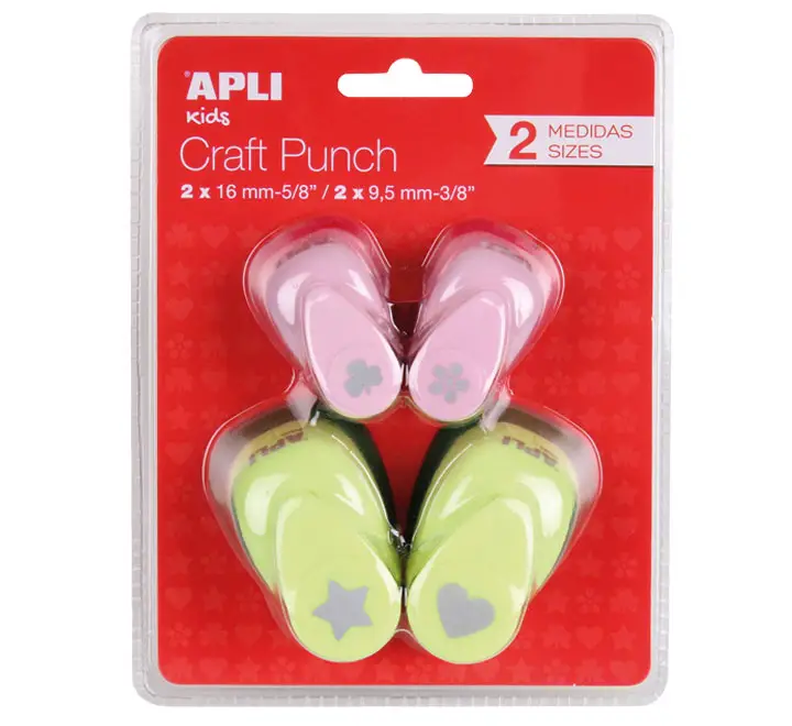 PERFORADORA PAPEL APLI 4 MODELOS 13988