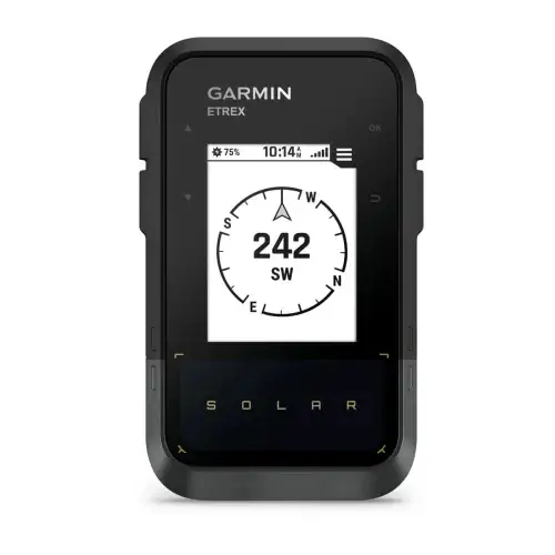 eTrex Solar navegador De mano 5,49 cm (2.16") 141 g Negro, Gris