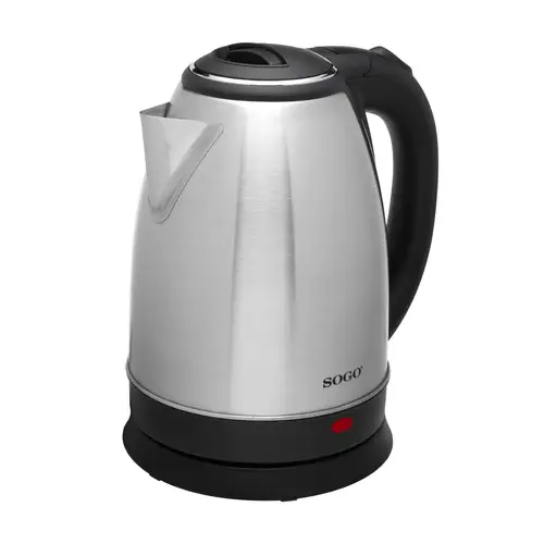 KET-SS-5790-SS tetera eléctrica 1,8 L 1500 W Negro, Acero inoxidable - Imagen 5