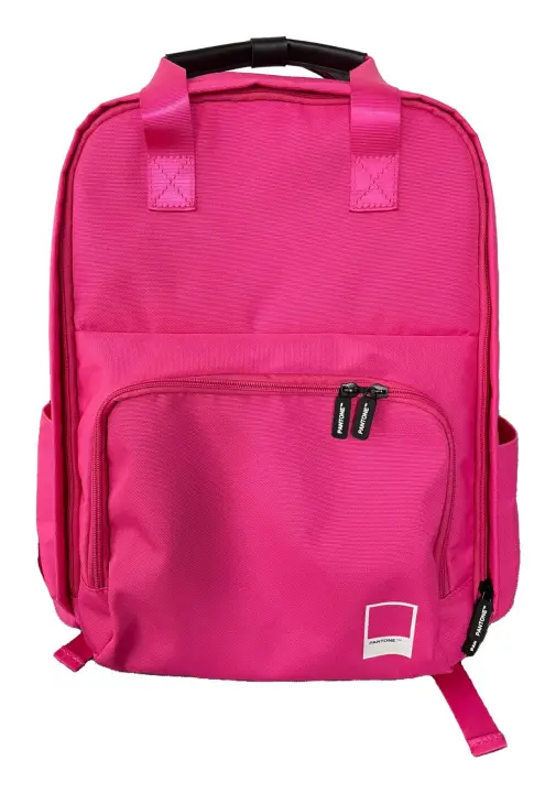 PT-BPK0021R mochila Mochila informal Rosa Polietileno, Poliuretano (PU)