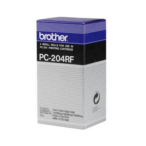 PC-204RF suministro para fax Cinta de fax 420 páginas Negro 4 pieza(s) - Imagen 3