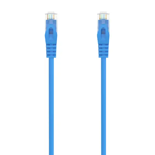 Cable de Red Latiguillo RJ45 LSZH Cat.6A 500 Mhz UTP AWG24, Azul, 2.0M - Imagen 1