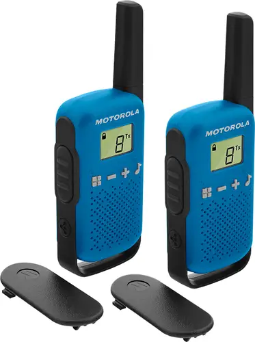 TALKABOUT T42 two-way radios 16 canales Negro, Azul - Imagen 1