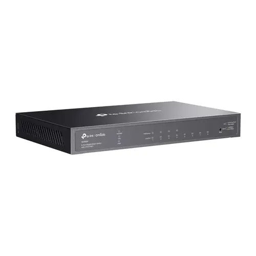 Omada TL-SG2008P Gestionado L2/L2+ Gigabit Ethernet (10/100/1000) Energía sobre Ethernet (PoE) Negro - Imagen 4