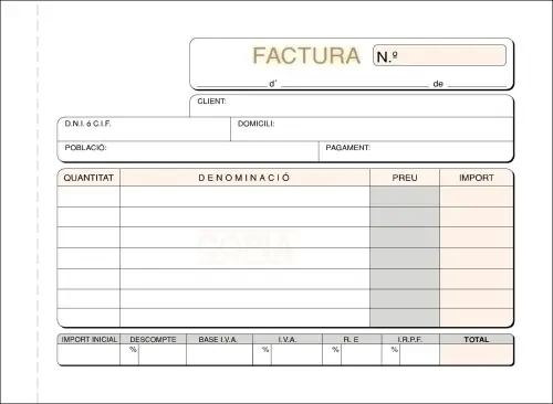 TALON. CAT. FACTURAS 8º APDO TRIPLI LOAN