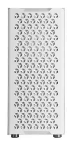 MC-iPRO, Caja Profesional ATX, Rejilla Frontal de Malla 3D, Ventana Lateral Cristal Templado, Ventilador FDB Ultrasilencioso 12cm, Caja PC con Soporte Refrigeración Líquida, Blanco - Imagen 1