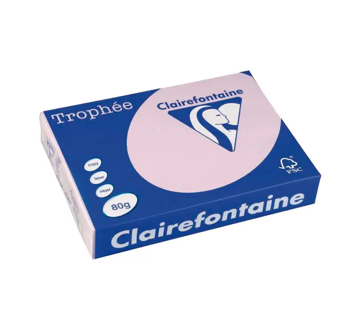 PAQ. 500H PAP. TROPHEE CLF SUAVE A3 80G LILA