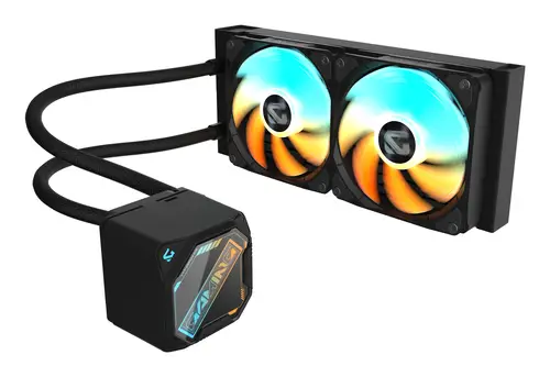 GAMING 240 Refrigeración Líquida para CPU - 2x120mm Ventiladores ARGB, mecanismo de enclavamiento deslizante, DAISY-CHAIN, Compatible con Intel LGA 1851 y AMD AM5 - Imagen 2