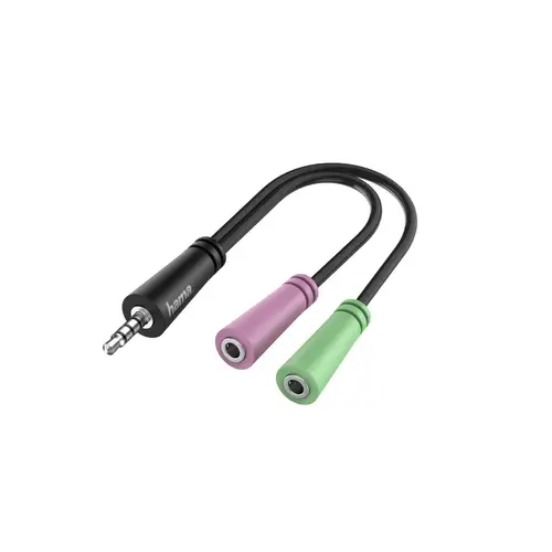 00200352 cable de audio 0,15 m 3,5mm 2 x 3.5mm Negro - Imagen 1