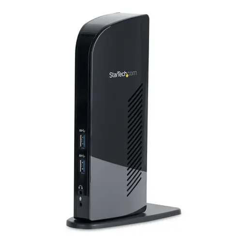Docking Station USB 3.0 de 2 Monitores para Portátil - HDMI y DVI/VGA - Hub Ladrón 6x USB-A - GbE - Audio - Replicador de Puertos Universal USB-A - Win/Mac/ChromeOS - Imagen 1