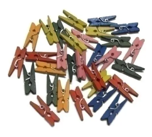 PINZAS SMART MADERA COLORES PACK 30
