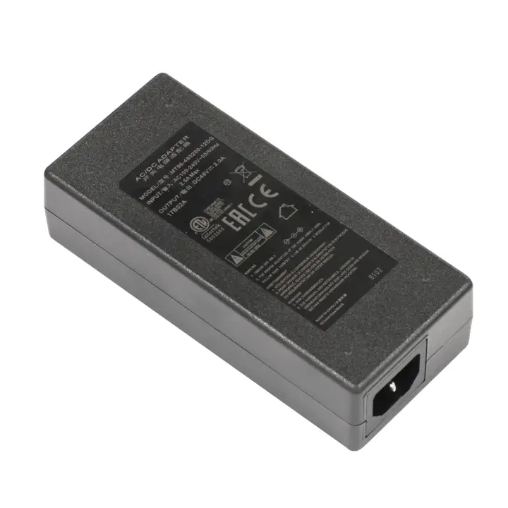48V2A96W adaptador e inversor de corriente Interior 96 W Negro