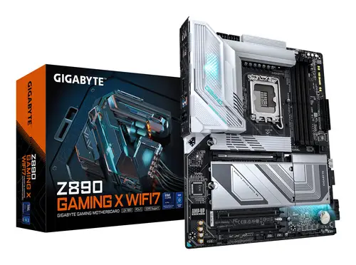 Placa base Z890 GAMING X WIFI7 - Compatible con CPUs Intel Core Ultra (Serie 2), VRM de 16+1+2 fases, hasta 8800MHz DDR5 (OC), 1xPCIe 5.0 + 3xPCIe 4.0, Wi-Fi 7, LAN 2.5GbE, USB 4 - Imagen 1