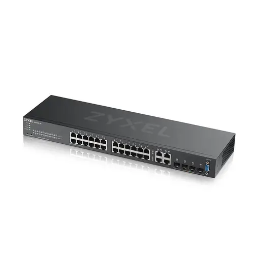 GS2220-28-EU0101F switch Gestionado L2 Gigabit Ethernet (10/100/1000) Negro - Imagen 4