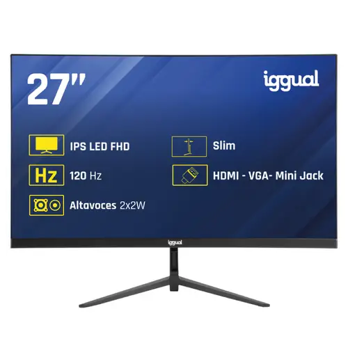 Monitor 27" IPS 1ms FHD 120Hz VGA HDMI +Altavoces - Imagen 2
