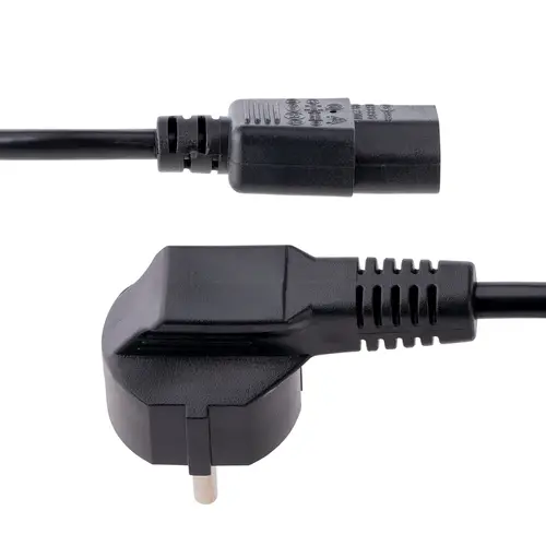 Cable de 1m (3 pies) de Alimentación para Ordenador, 18AWG, UE Schuko a C13, 250V 10A, Cable de Corriente, Cable de Fuente de Alimentación para Ordenador - Imagen 3