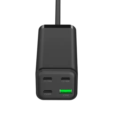 ESTACION CARGA USB 100W GAN C+C+C+A SOBREMESA - Imagen 4