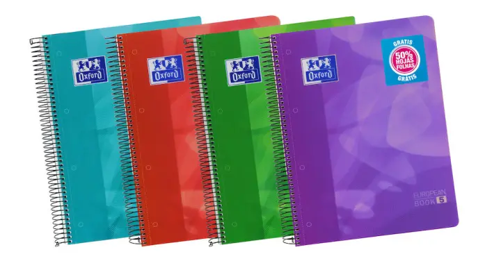 Lagoon EuropeanBook 5 cuaderno y block A4+ 120 hojas Colores surtidos