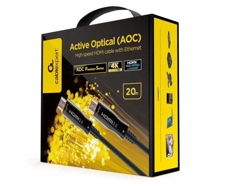 CCBP-HDMI-AOC-20M-02 cable HDMI HDMI tipo A (Estándar) Negro