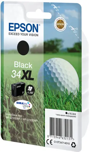 Golf ball Singlepack Black 34XL DURABrite Ultra Ink - Imagen 2